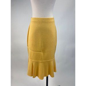 Women's St. John Collection Yellow Skirt
